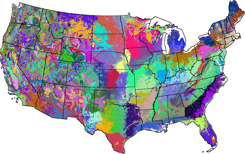 The 1000 Most-Different Ecoregions